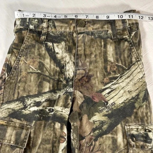 Mossy Oak Break-Up Infinity Camo Cargo Pants Kids Size 8 M Jogger 27055-MO - Picture 2 of 8